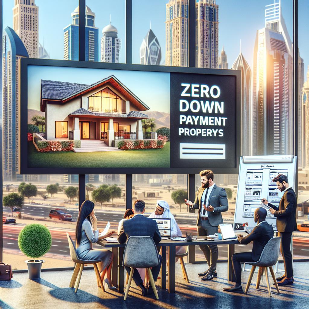 Zero Down Payment Property Purchases in Dubai: A Comprehensive Guide to Smart Homeownership